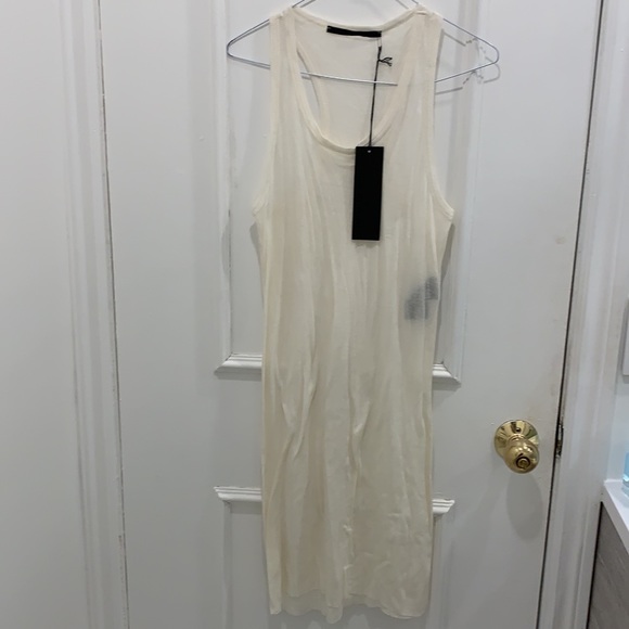 Haider Ackermann Racerback Ivory Tank Size 34/ US 2 - Picture 3 of 7